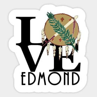 LOVE Edmond Oklahoma Sticker